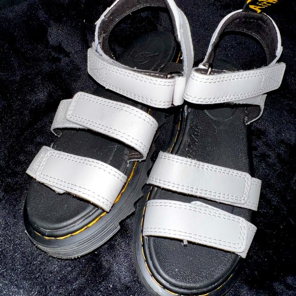 Dr Martens White Sandals Girls Size 3 